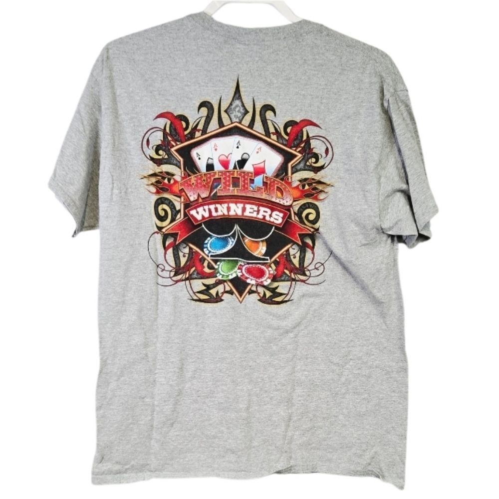 Carnival Players Club Wild Winners Graphic Tee Large Casino Cruise Exclusive